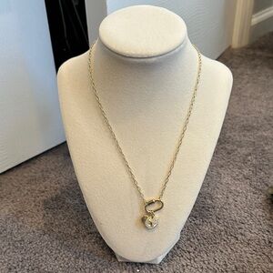 Electric Picks Elegant Gold Necklace with Charms
